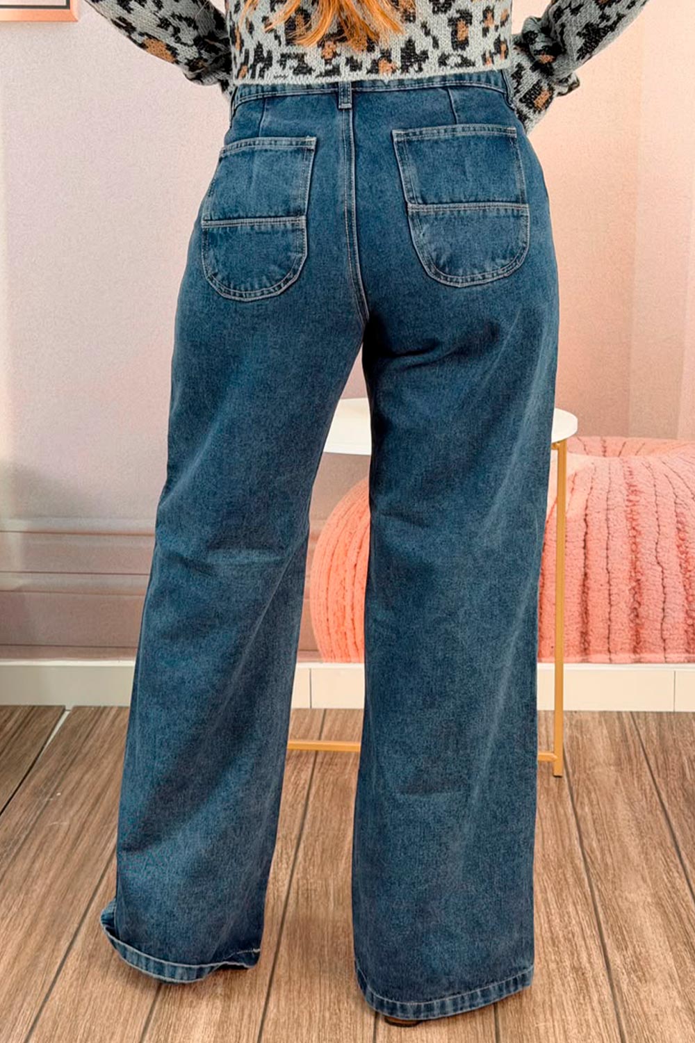 JEAN MUJER TIRO ALTO WIDE LEG