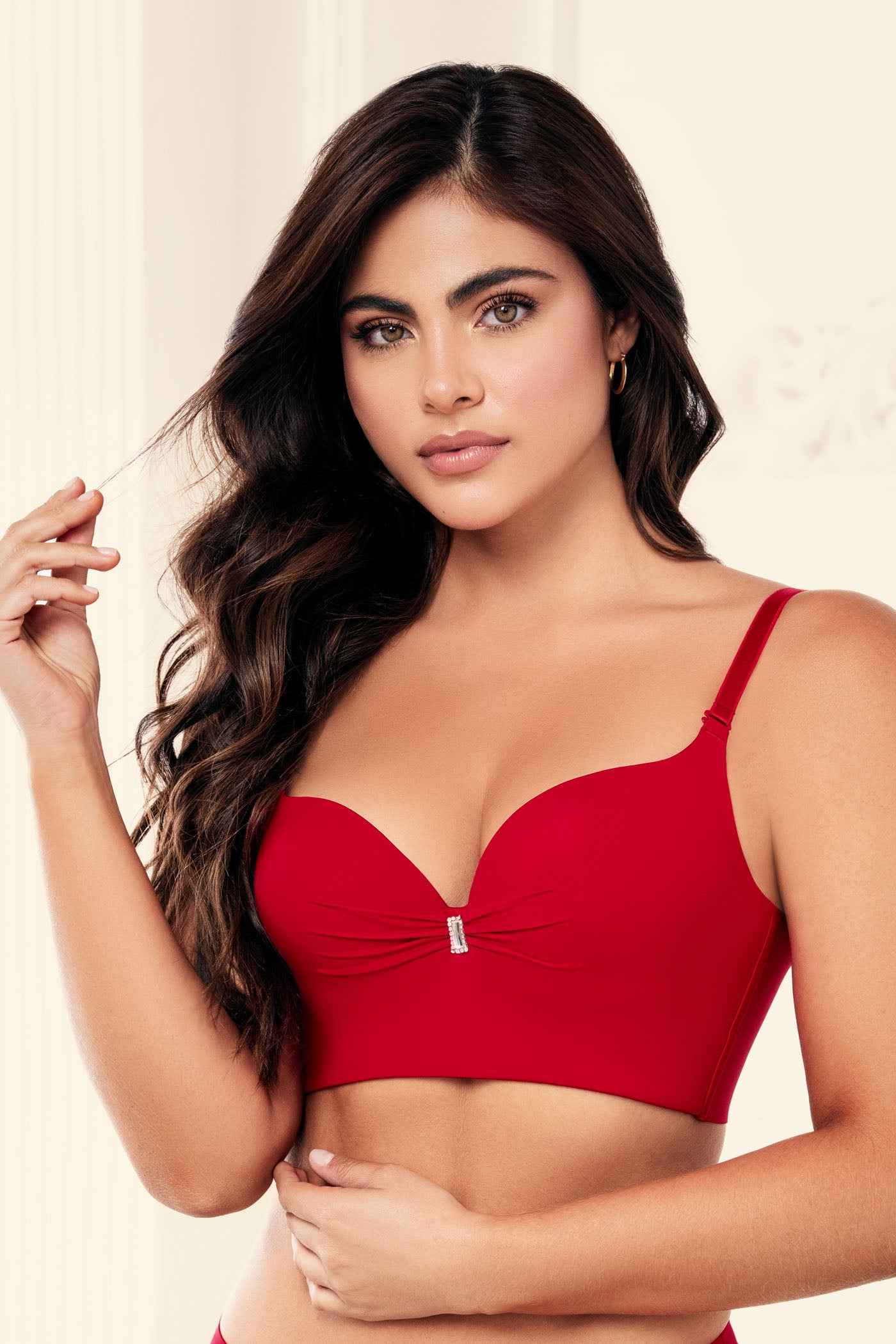 BRASIER MUJER CAROL REF 593 color ROJO CANDY