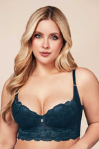 BRASIER MUJER CAROL REF 481-2 color AZUL PROFUNDO
