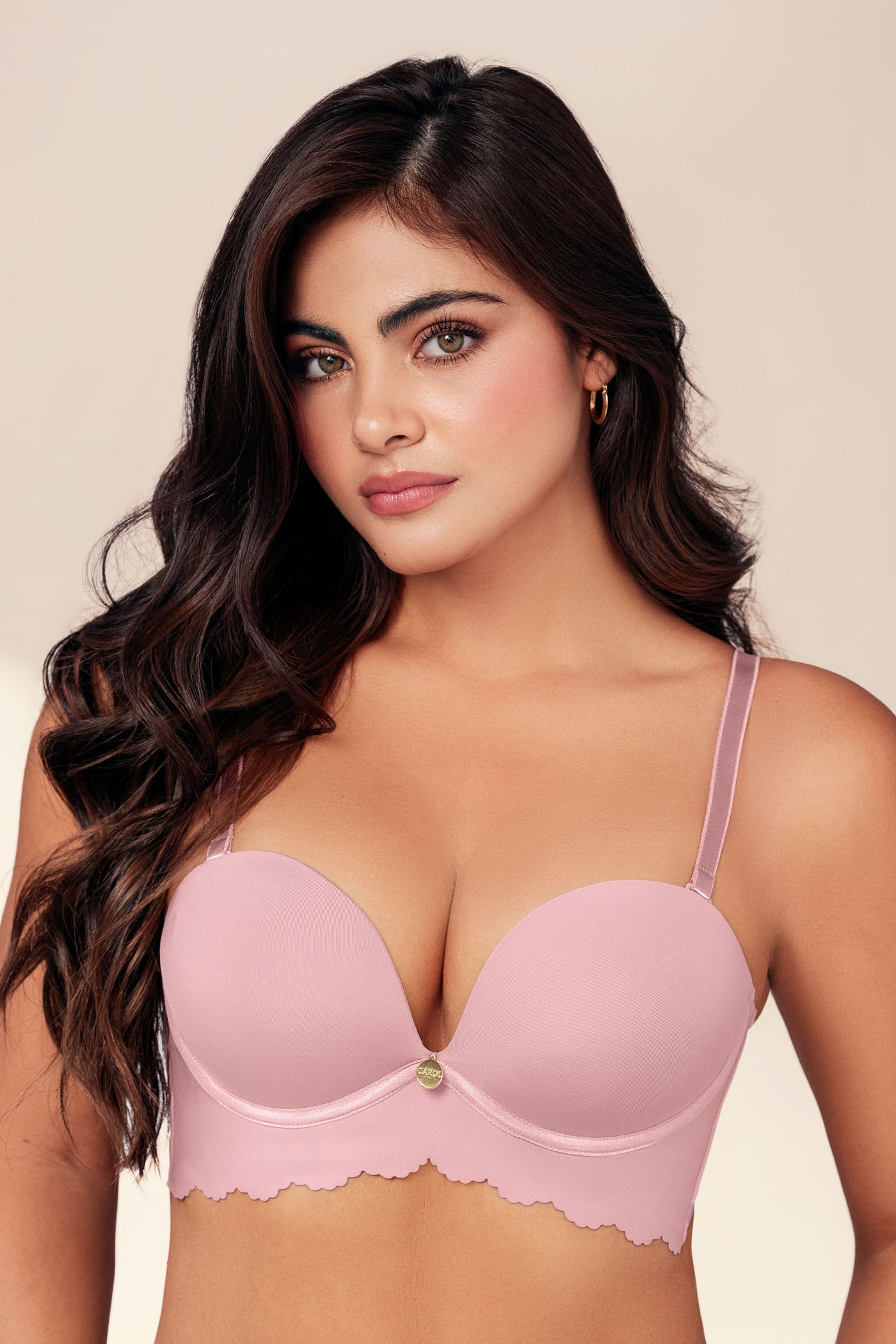 BRASIER MUJER CAROL REF 645-2 color ROSA AMBAR