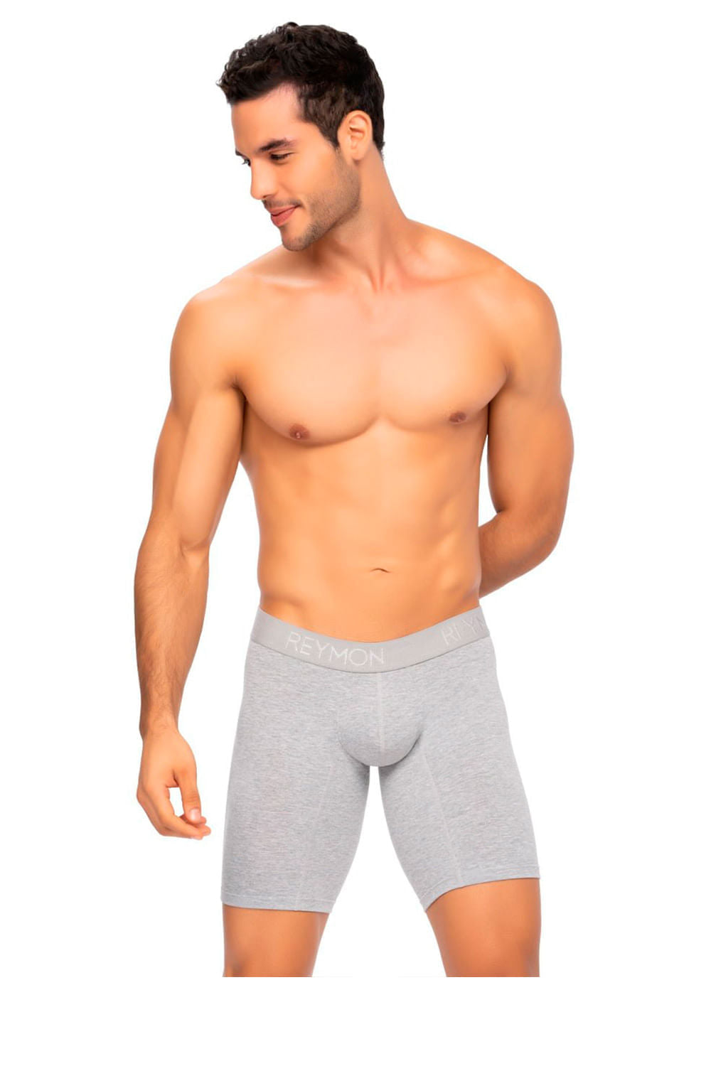 BÓXER HOMBRE LARGO UNICOLOR ALGODÓN