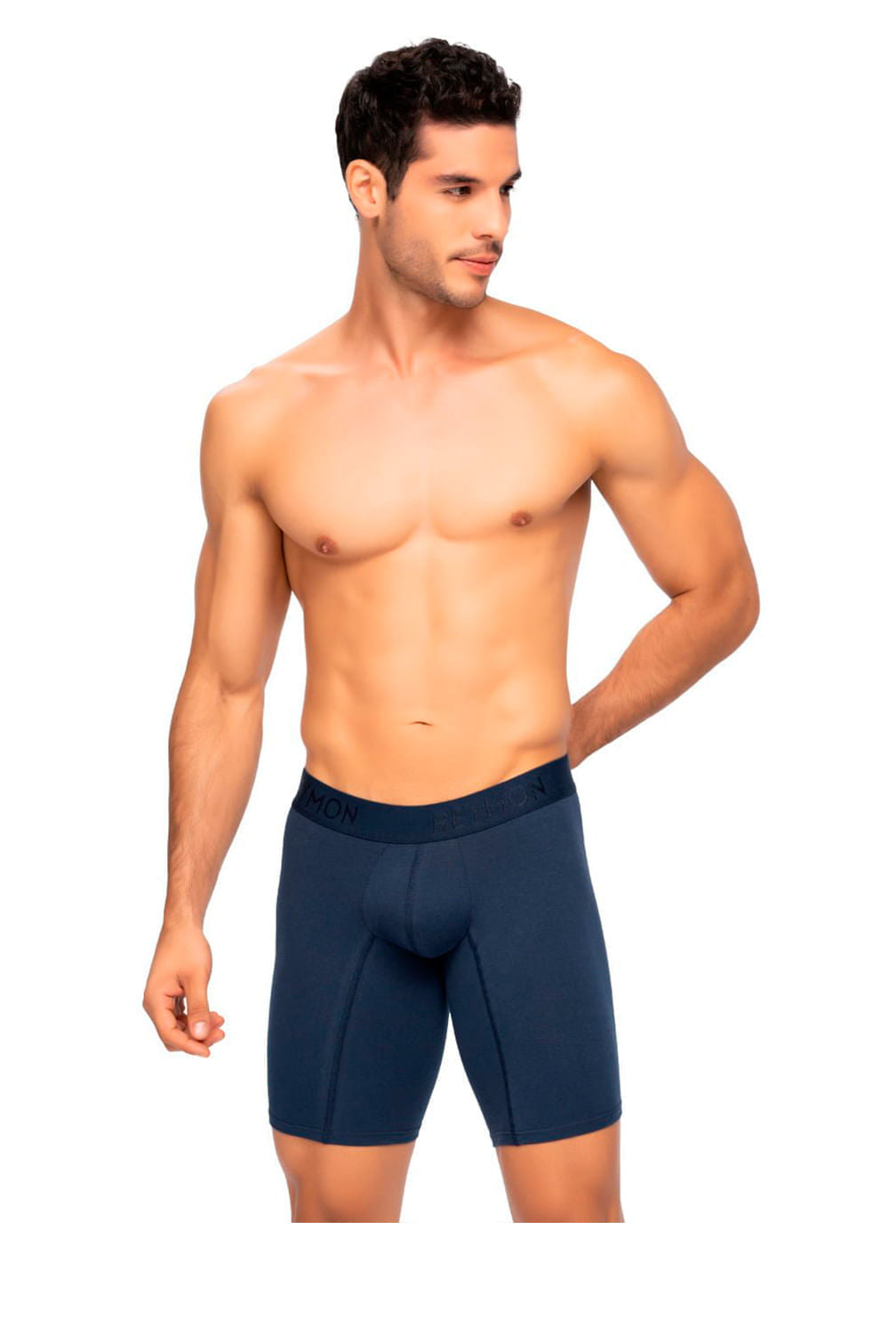 BÓXER HOMBRE LARGO UNICOLOR ALGODÓN
