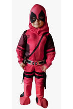 DISFRAZ NIÑO MERCENARIO ROJO DE COMICS