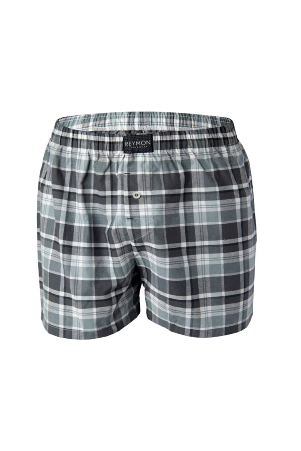 BOXER HOMBRE REYMON REF 3052 color CUADROS GRIS OSCURO