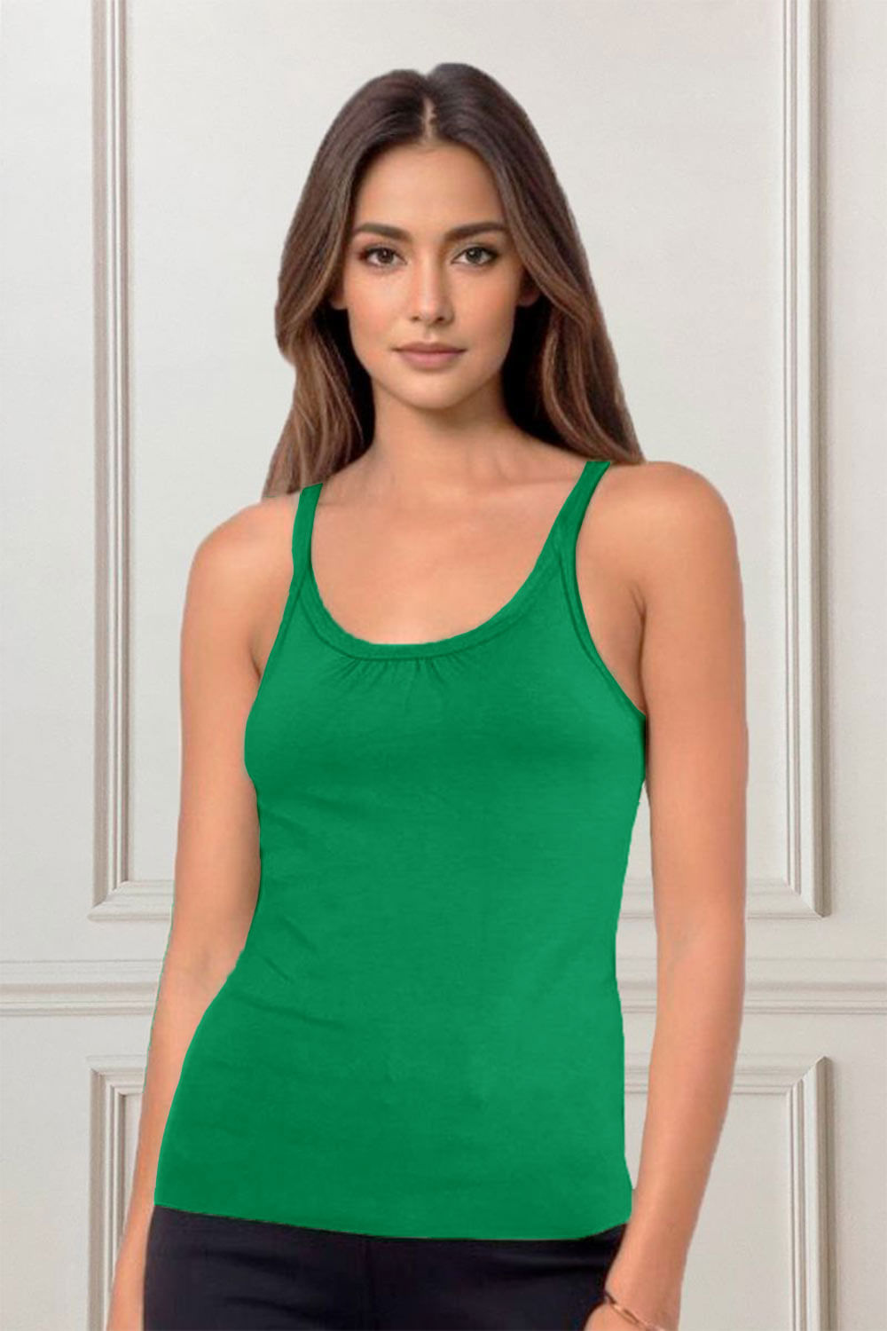 BLUSA MUJER MUNAMU REF 2114 color VERDE ANTIOQUIA