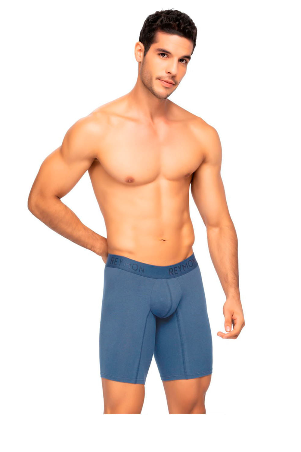 BÓXER HOMBRE LARGO UNICOLOR ALGODÓN
