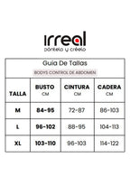 BODY MUJER CONTROL MALLA DECORATIVA