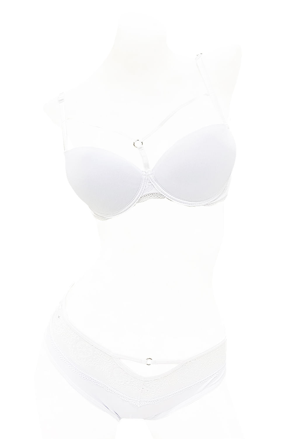 CONJUNTO MUJER GLORIETTE REF 601 color BLANCO