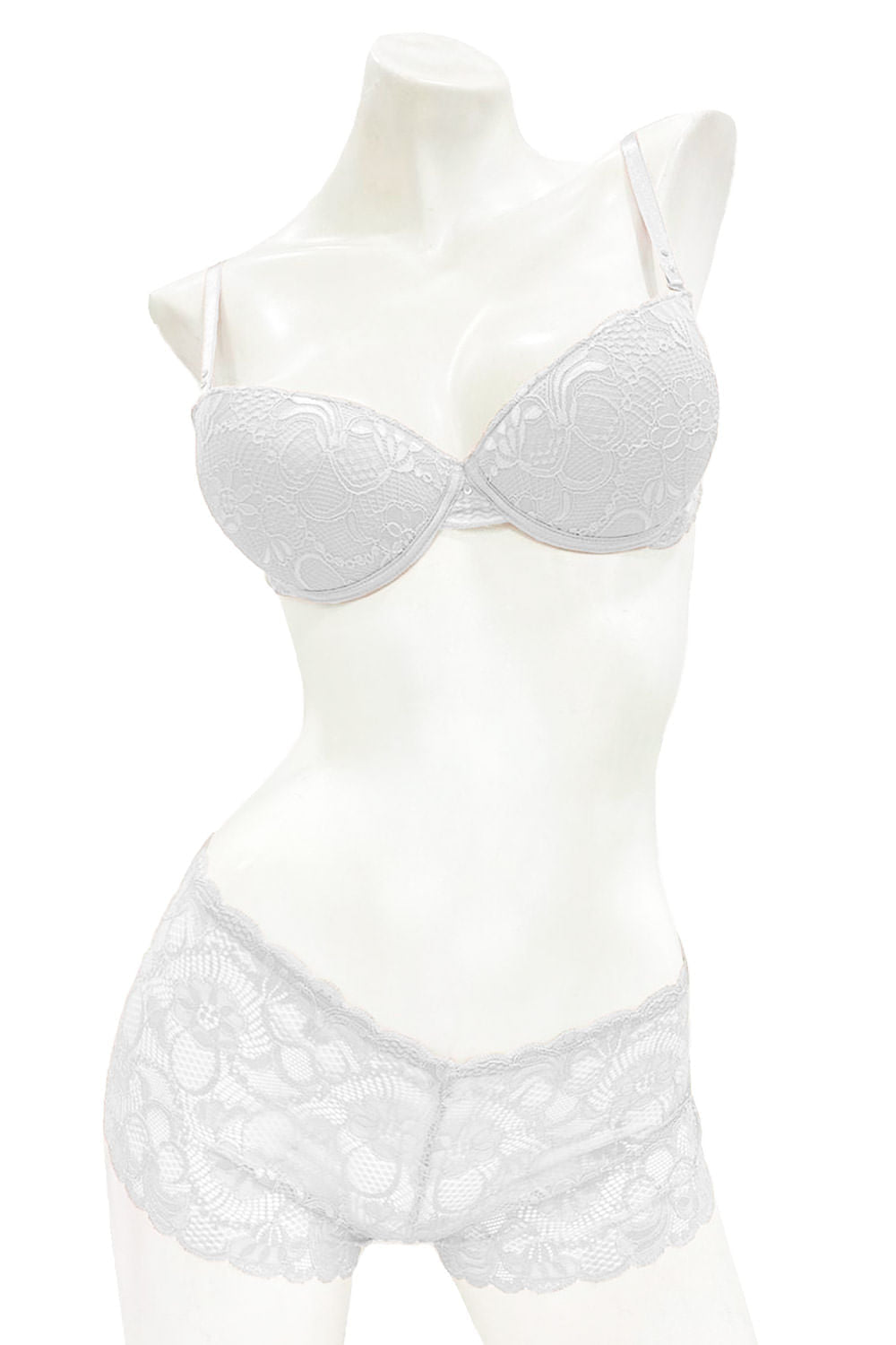 CONJUNTO MUJER GLORIETTE REF 597 color BLANCO