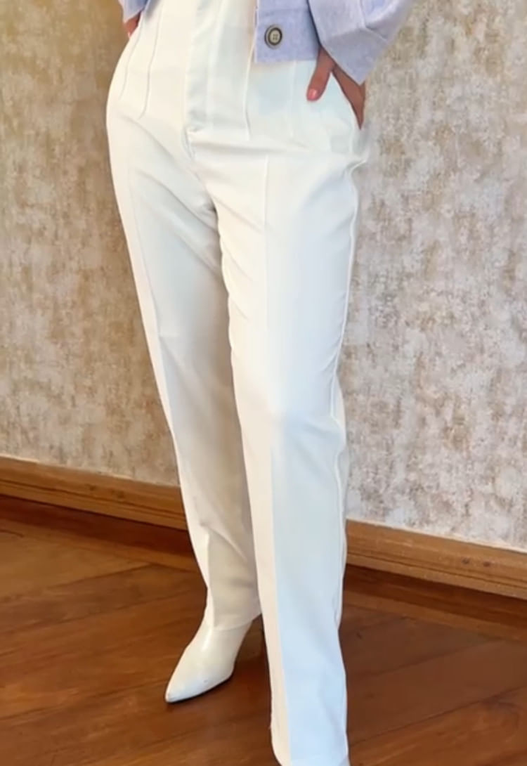 PANTALON MUJER JUAN & CO REF 550 color MARFIL
