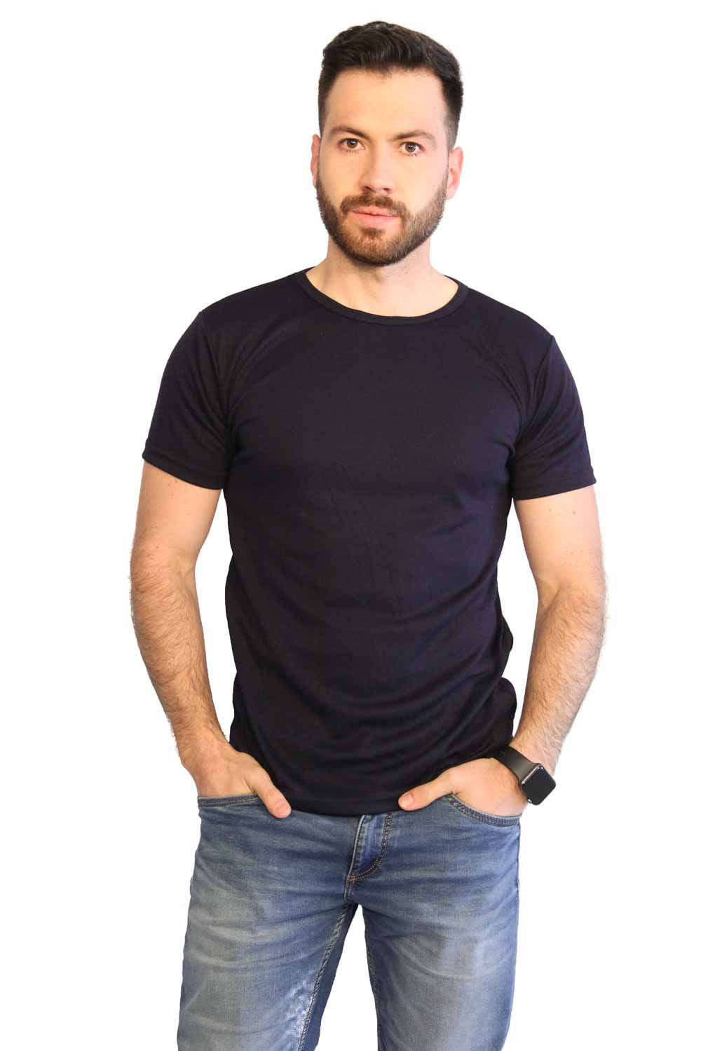 CAMISETA HOMBRE TEXCOL REF COLOR CLLO RE color AZUL OSCURO