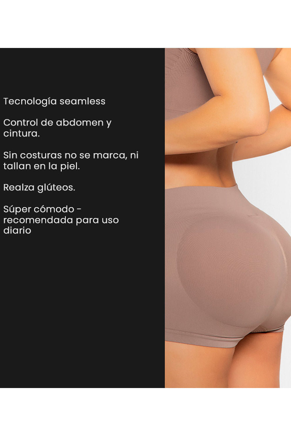 PANTY SHORT MUJER MOLDEADOR SEAMLESS