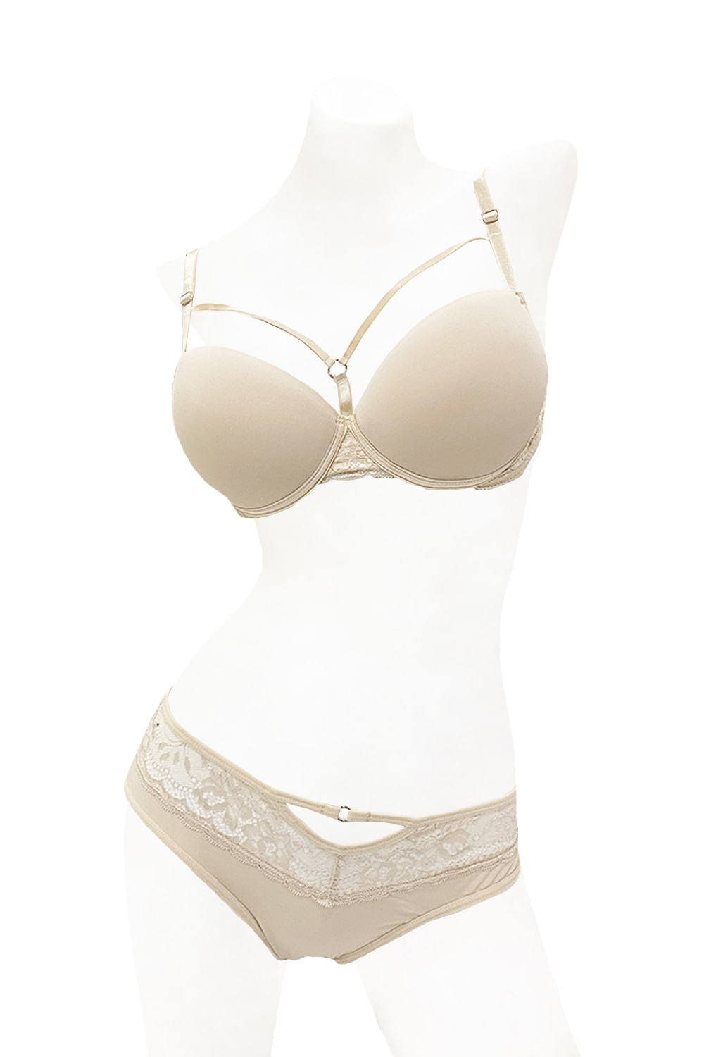 CONJUNTO MUJER GLORIETTE REF 601 color PIEL