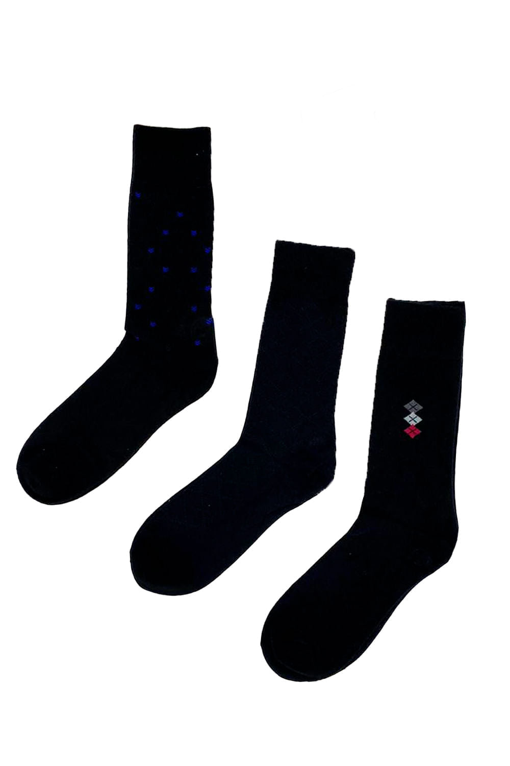 MEDIA HOMBRE MARATHON REF 1014 X3 color NEGRO