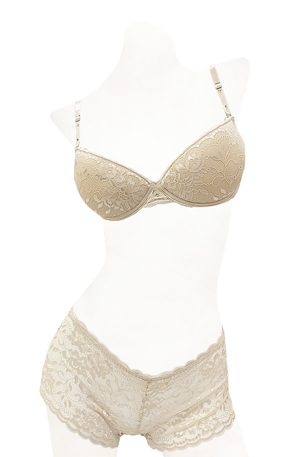 CONJUNTO MUJER GLORIETTE REF 597 color PIEL