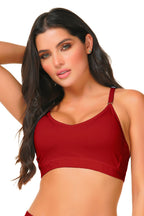 TOP MUJER REYMON REF 452 color ROJO MEDITERRANEO
