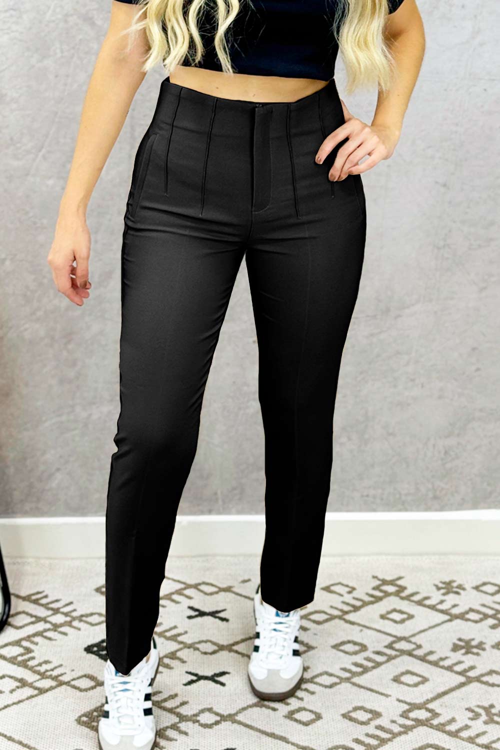 PANTALON MUJER JUAN & CO REF 550 color NEGRO