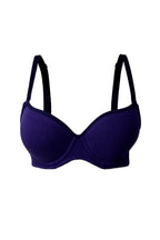 BRASIER MUJER MEDIA COPA UNICOLOR EN ALGODÓN