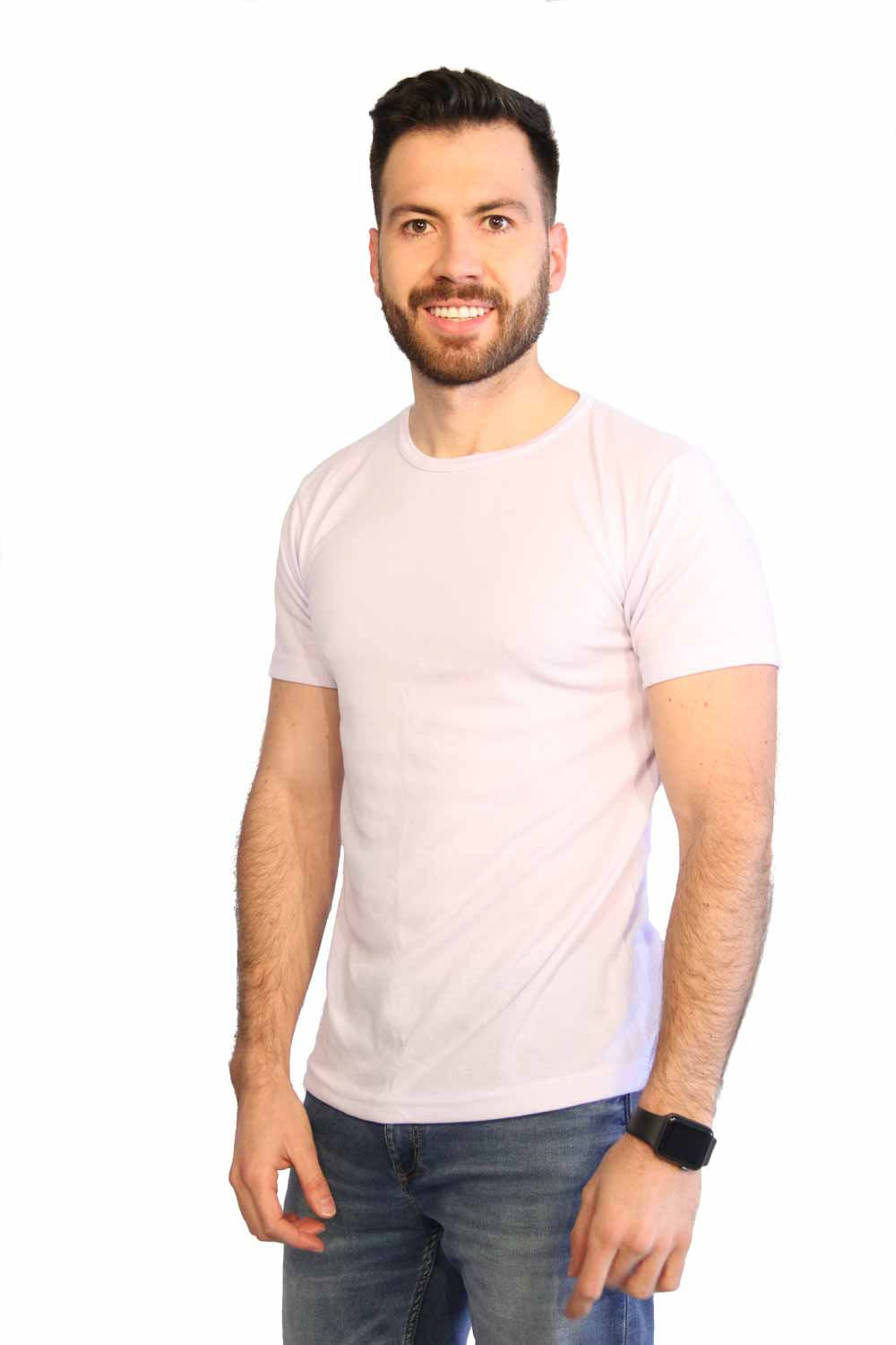 CAMISETA HOMBRE TEXCOL REF CLLO REDONDO color BLANCO