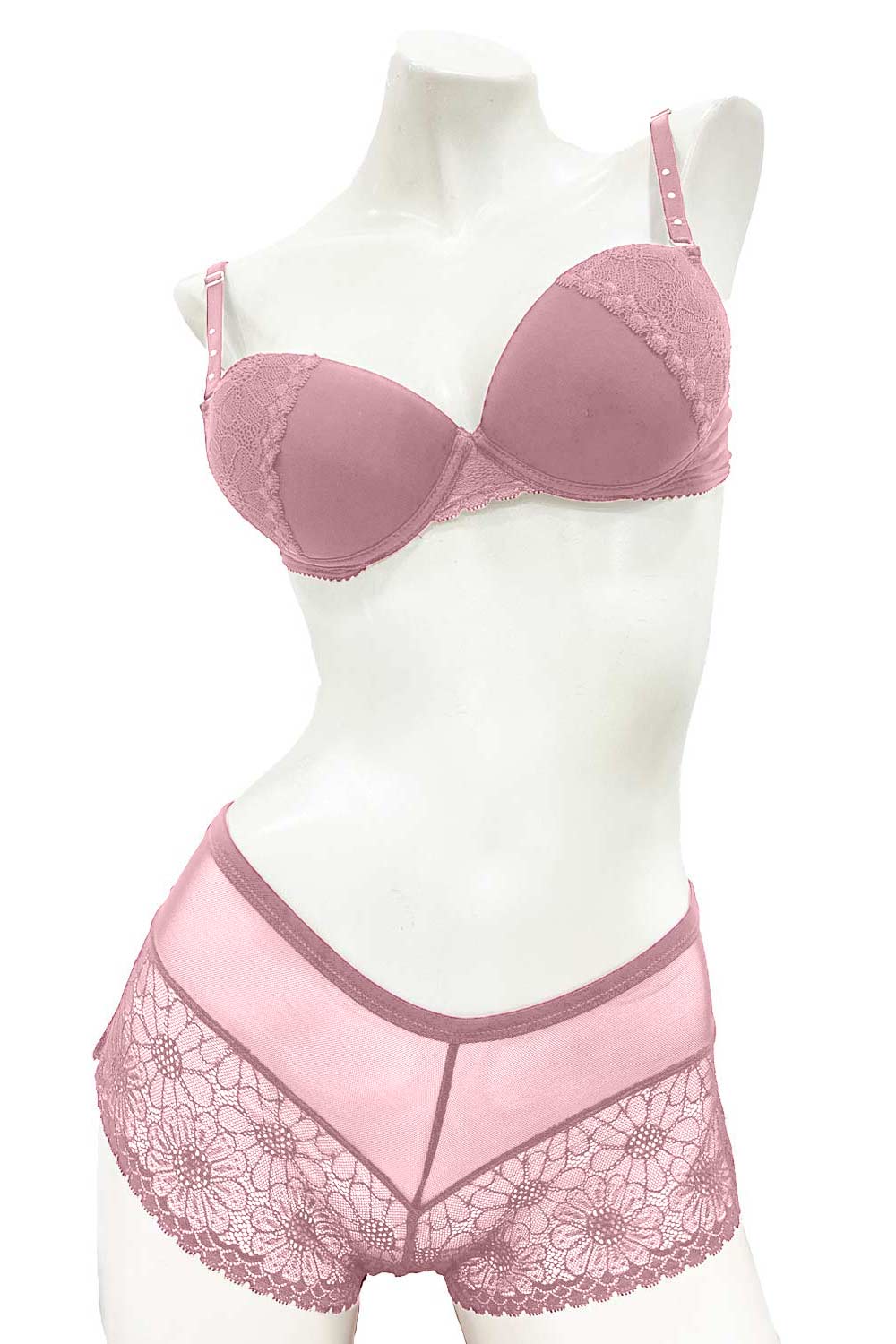 CONJUNTO MUJER GLORIETTE REF 323 color DUSTYROSE