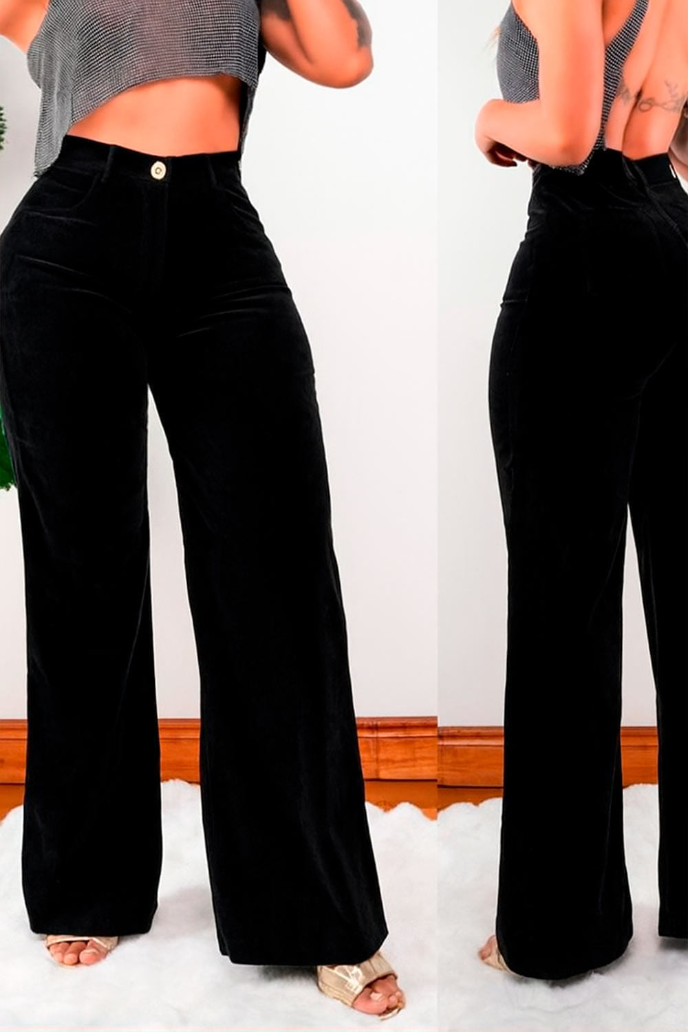 PANTALON MUJER JUAN & CO REF 562 PANA color NEGRO