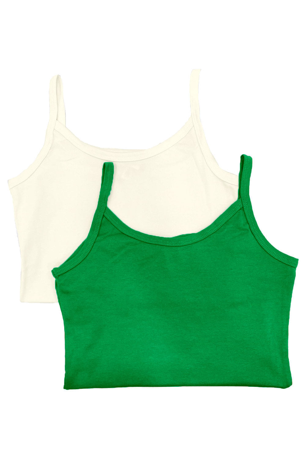 BLUSA MUJER MUNAMU REF 125 X2 color MARFIL/VERDE ANTIOQUIA