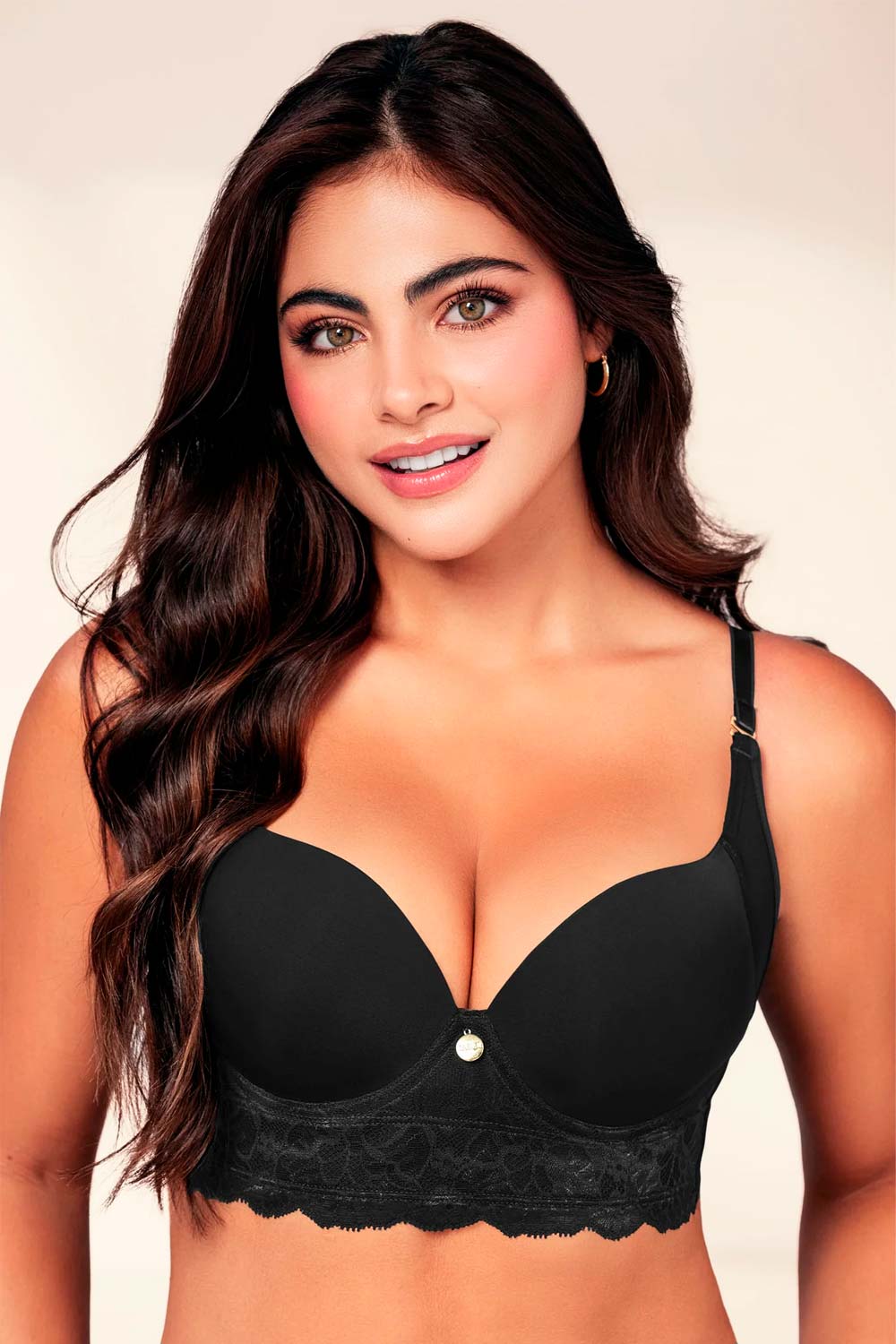 BRASIER MUJER CAROL REF 952 color NEGRO