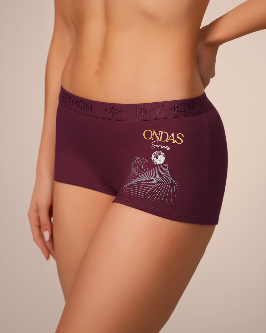 BOXER MUJER REYMON REF 8010 color ROJO MEDITERRANEO
