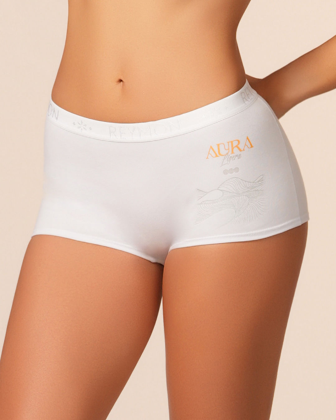 BOXER MUJER REYMON REF 8010 color BLANCO