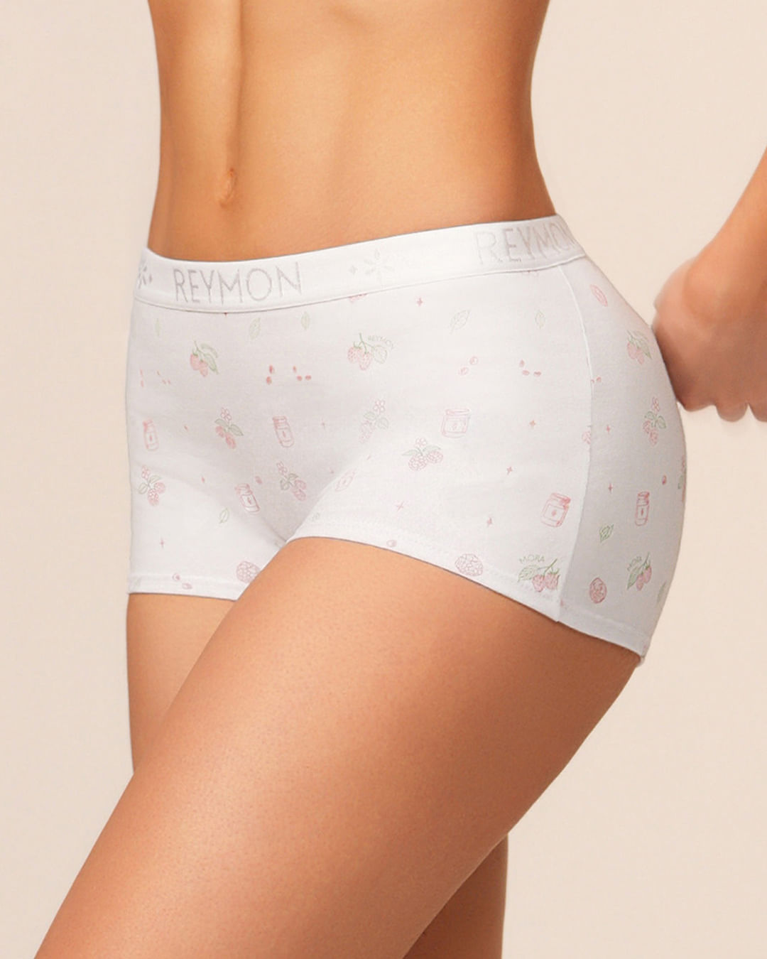 BOXER MUJER REYMON REF 8017 color BLANCO