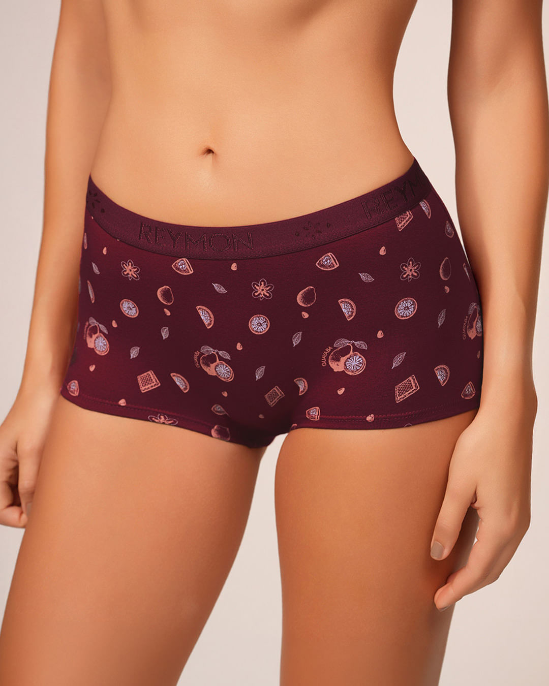 BOXER MUJER REYMON REF 8017 color ROJO MEDITERRANEO