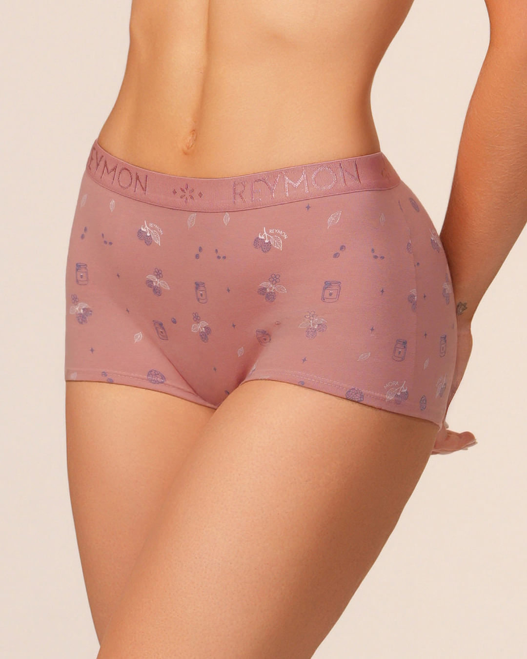 BOXER MUJER REYMON REF 8017 color ROSA CLARO