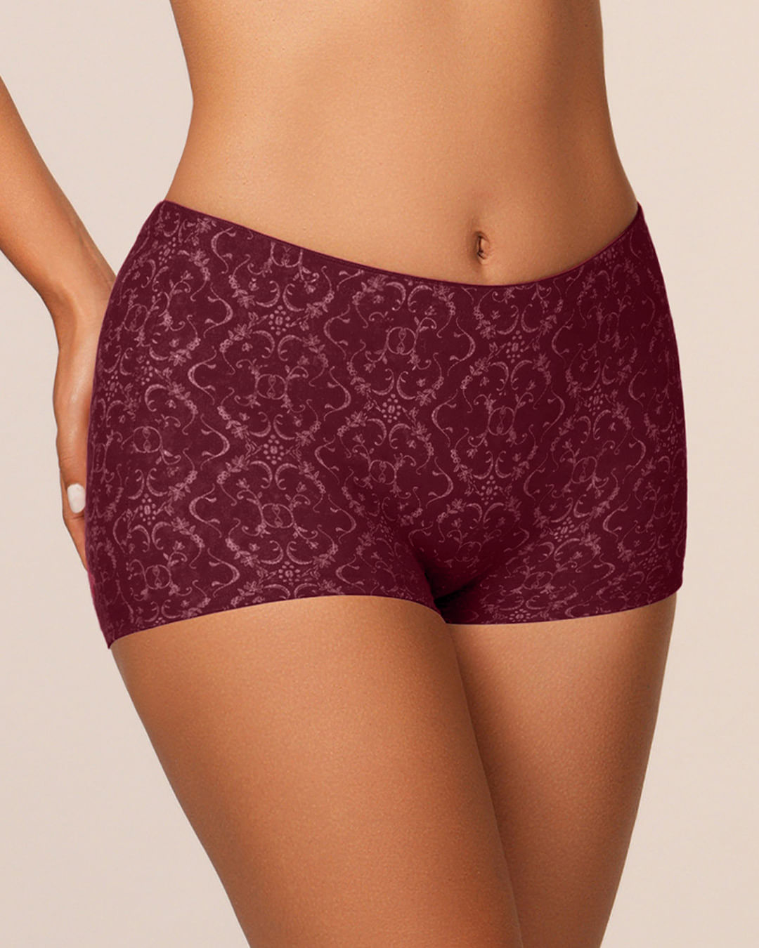 BOXER MUJER REYMON REF 8023 color ROJO MEDITERRANEO