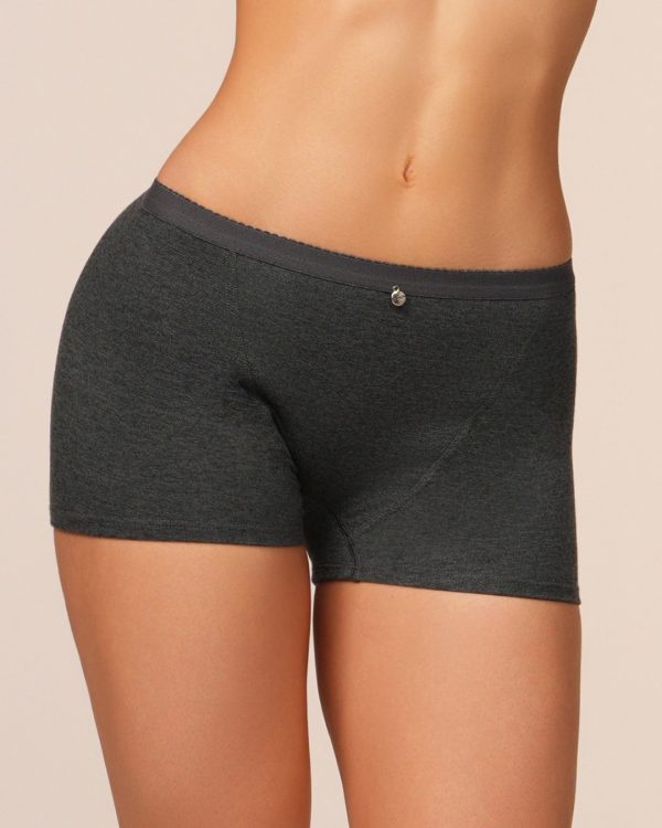 BOXER MUJER REYMON REF 8058 color GRIS JASPE OSCURO