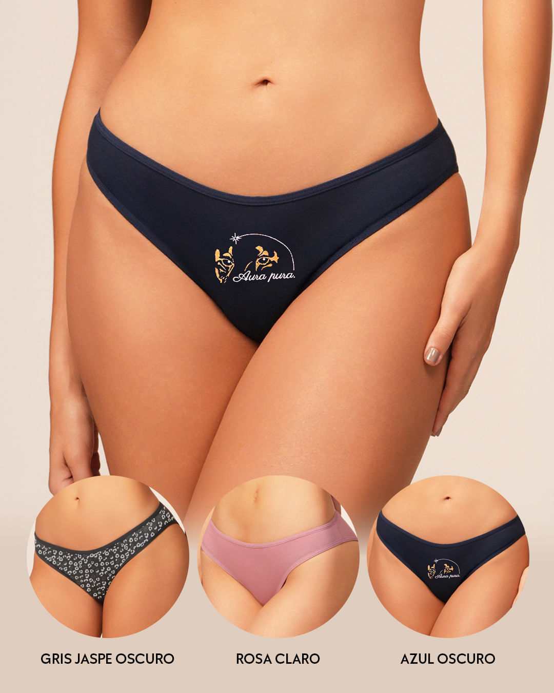TANGA MUJER REYMON REF 9103  X3 color TRIO 1