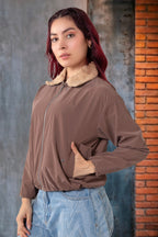 CHAQUETA MUJER DSKAFIVE REF 20203 color CHOCOLATE