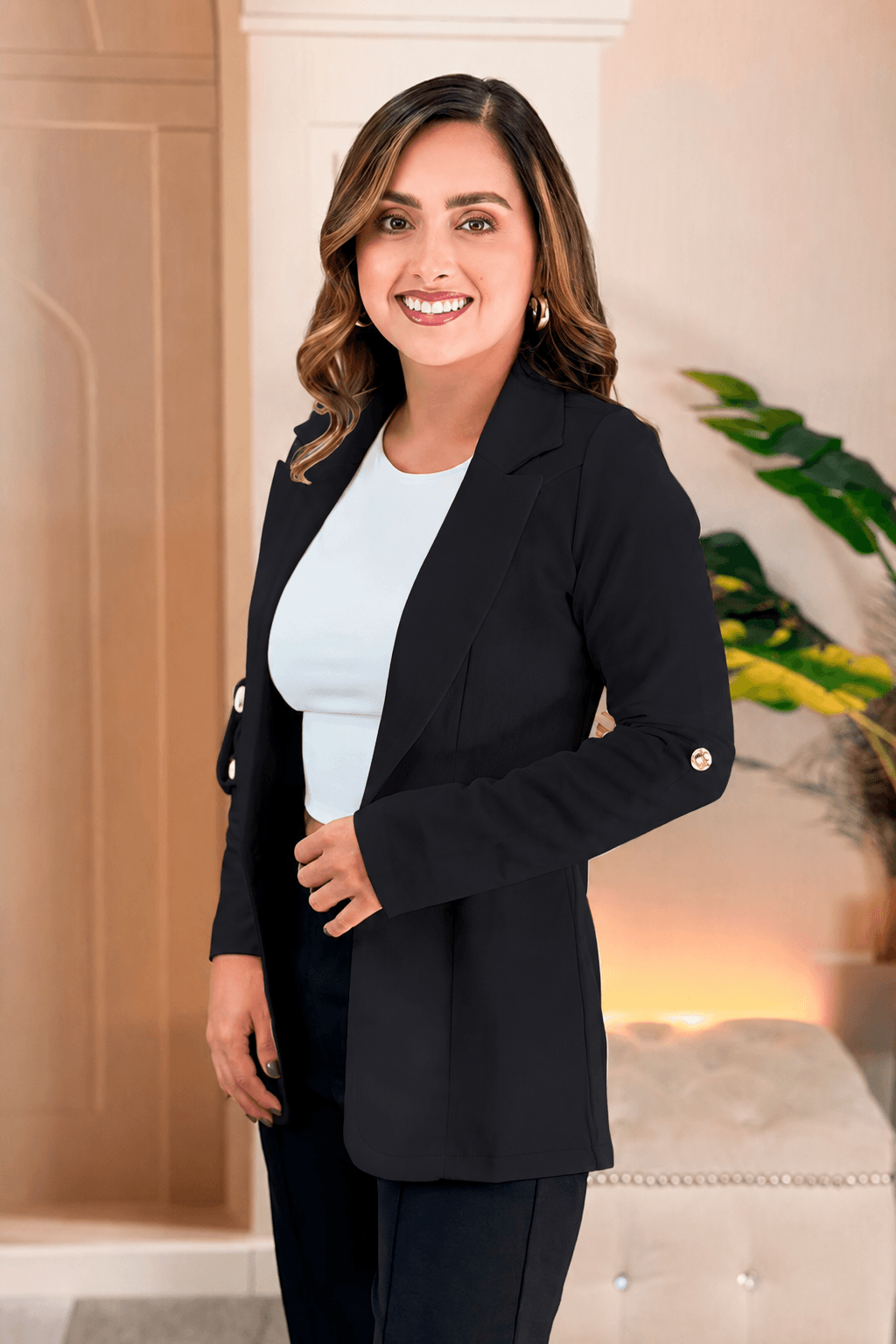 BLAZER MUJER SIMONETTA REF 2463 color NEGRO