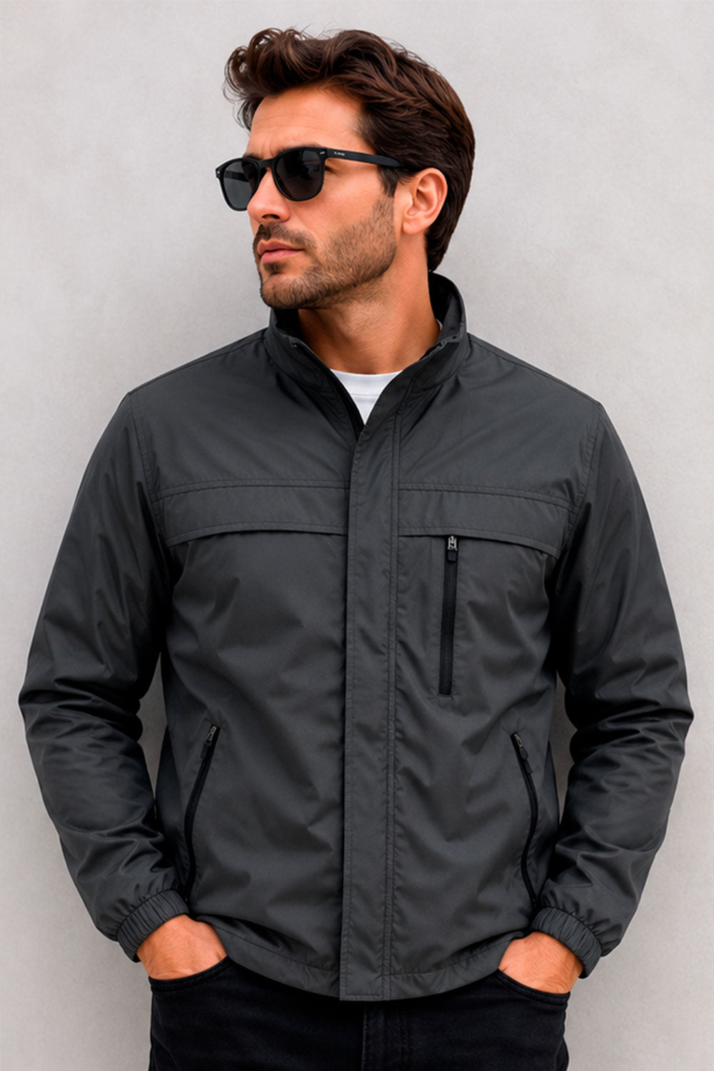 CHAQUETA HOMBRE DSKAFIVE REF 20194 color GRIS