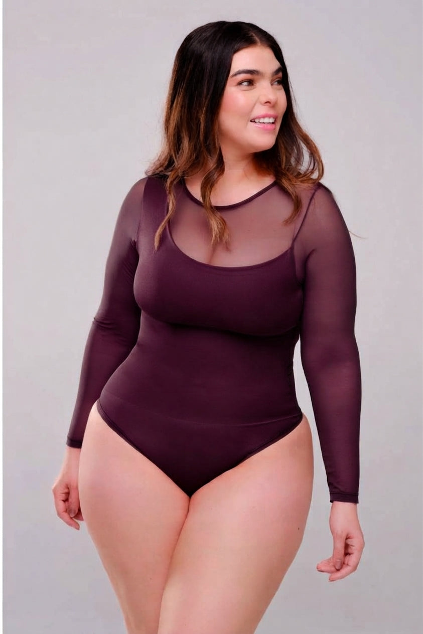 BODY MUJER BLUE REF ANDREINA color BERENJENA