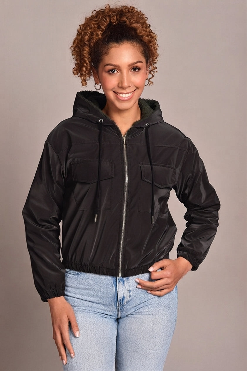 CHAQUETA MUJER DSKAFIVE REF 20117 color NEGRO
