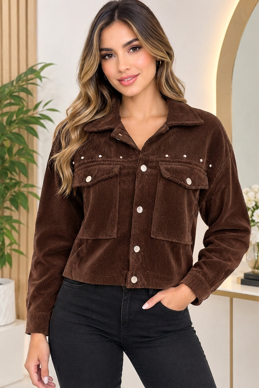 CHAQUETA MUJER ROSSY SPORT REF 1400017 color CAFÉ