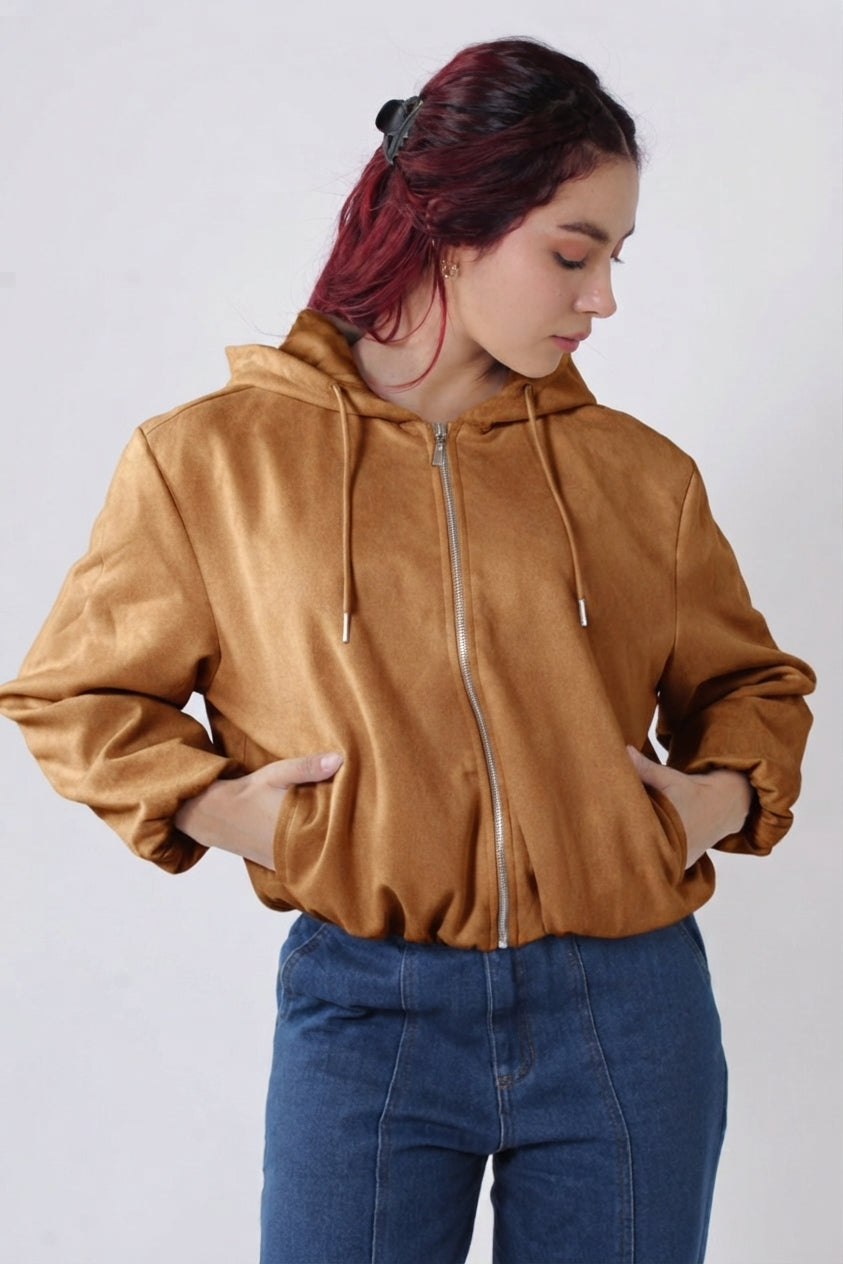 CHAQUETA MUJER DSKAFIVE REF 20215 color CHOCOLATE