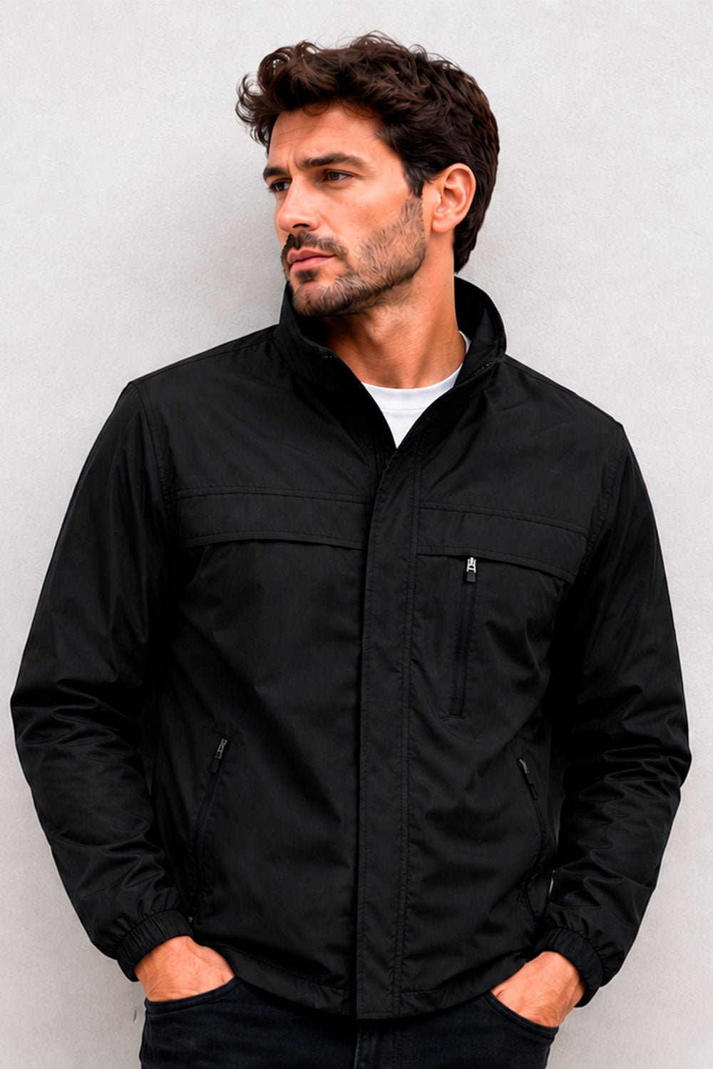 CHAQUETA HOMBRE DSKAFIVE REF 20194 color NEGRO