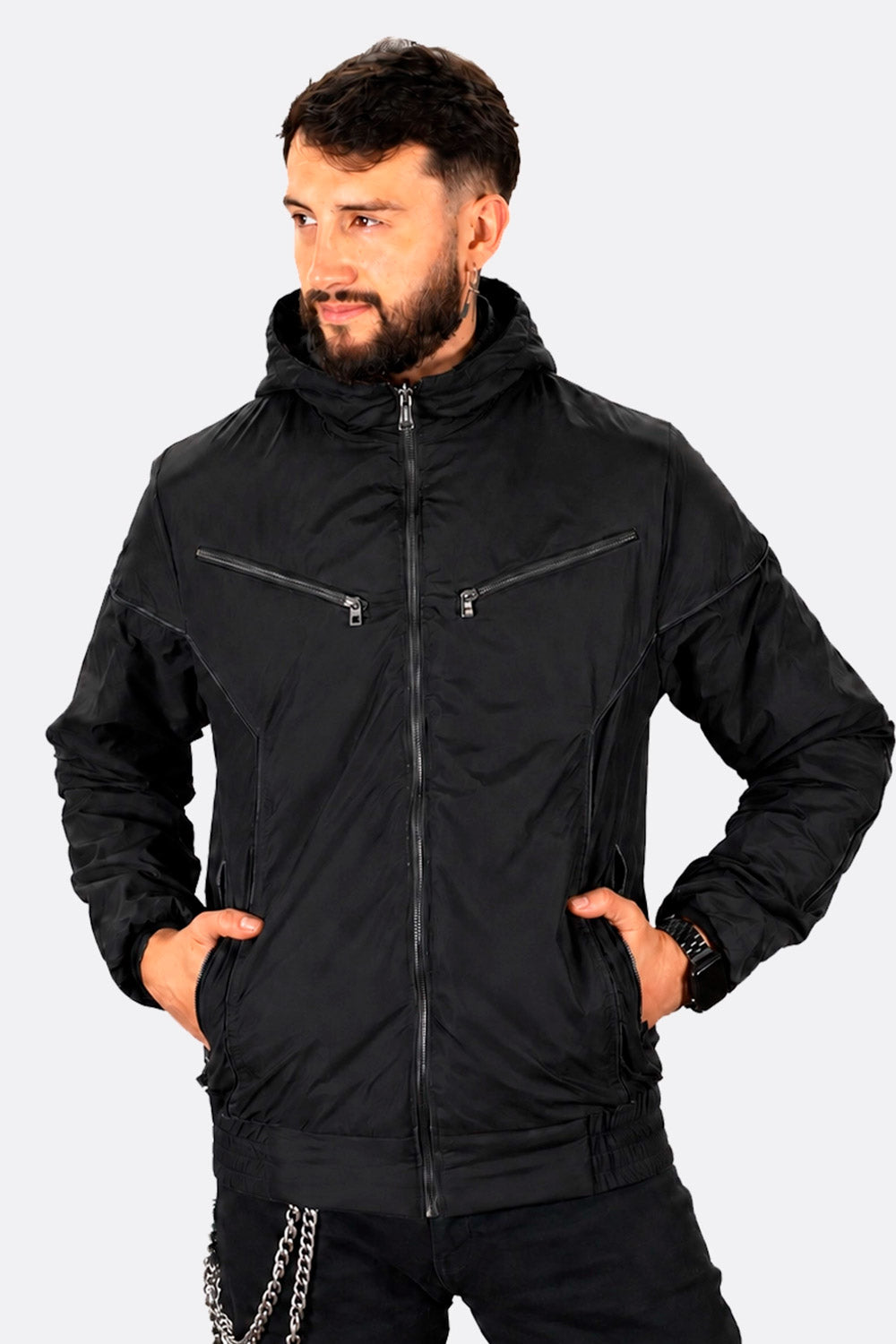 CHAQUETA HOMBRE ROOTINC REF TRIM color NEGRO
