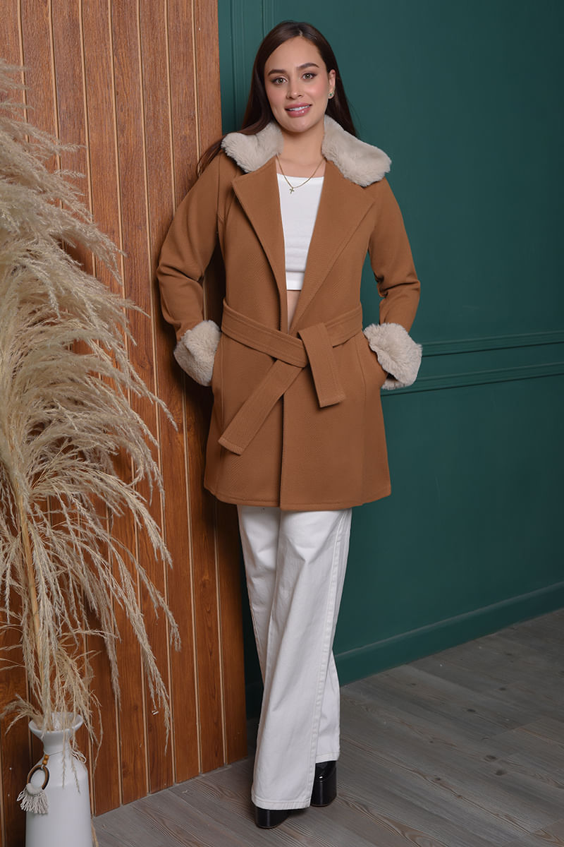 GABAN MUJER SAMALU REF 400 MILAN color MIEL