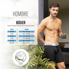 BOXER HOMBRE ESTAMPADO RAYAS
