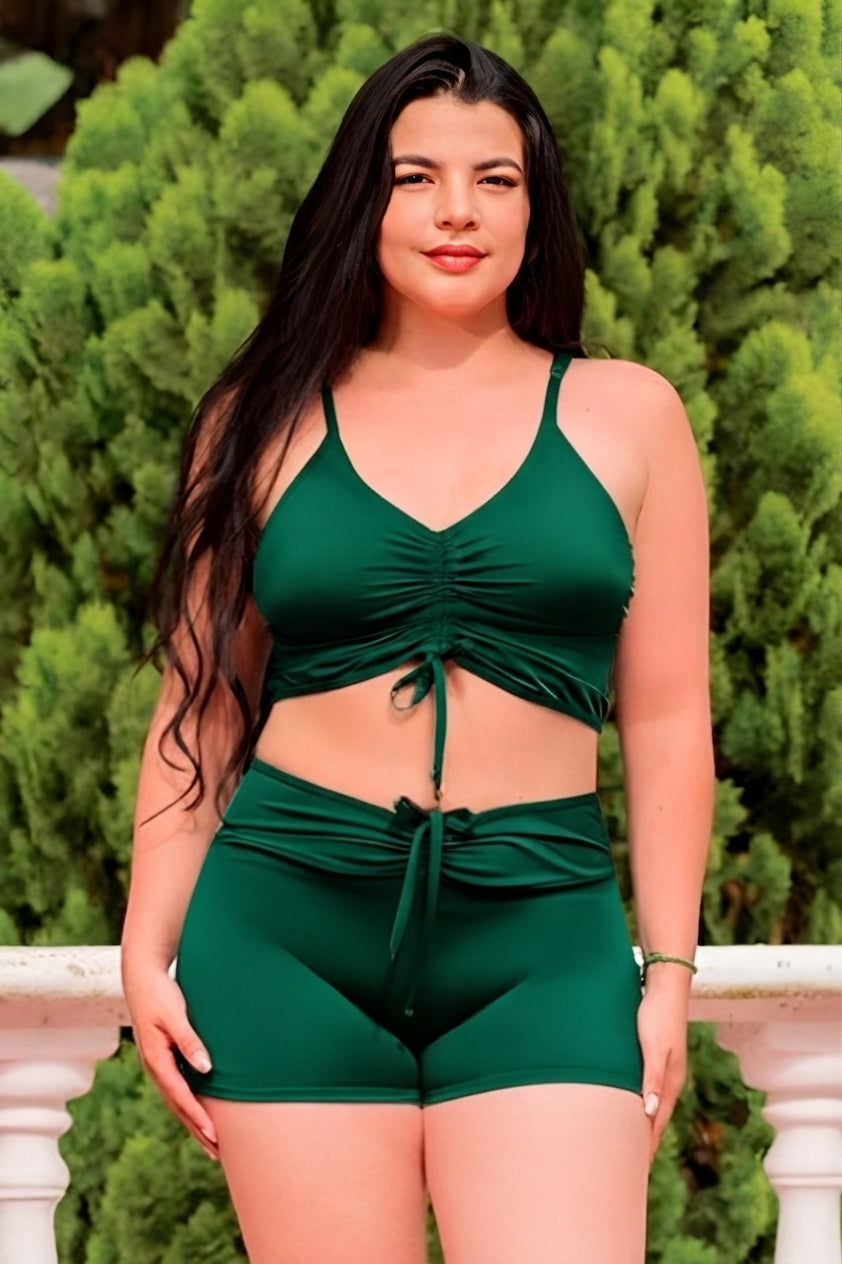 ROPA BAÑO MUJER SAFALA REF 2059 color VERDE BOTELLA