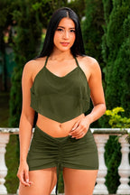 ROPA BAÑO MUJER SAFALA REF 3062 color VERDE MILITAR