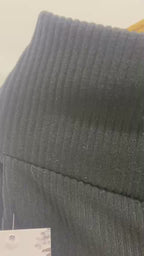PANTALON MUJER ACANALADO TIRO ALTO