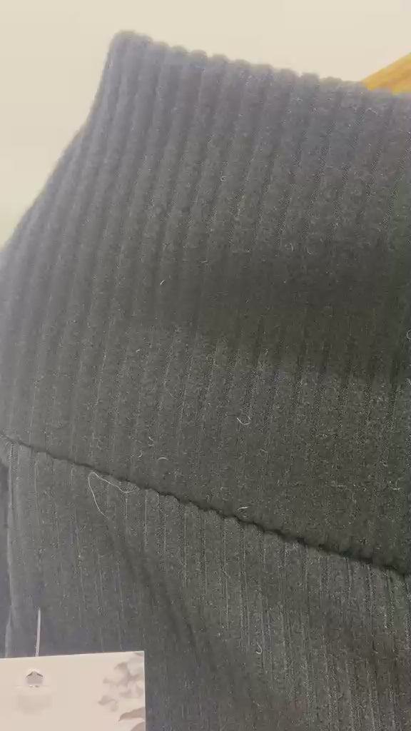 PANTALON MUJER ACANALADO TIRO ALTO